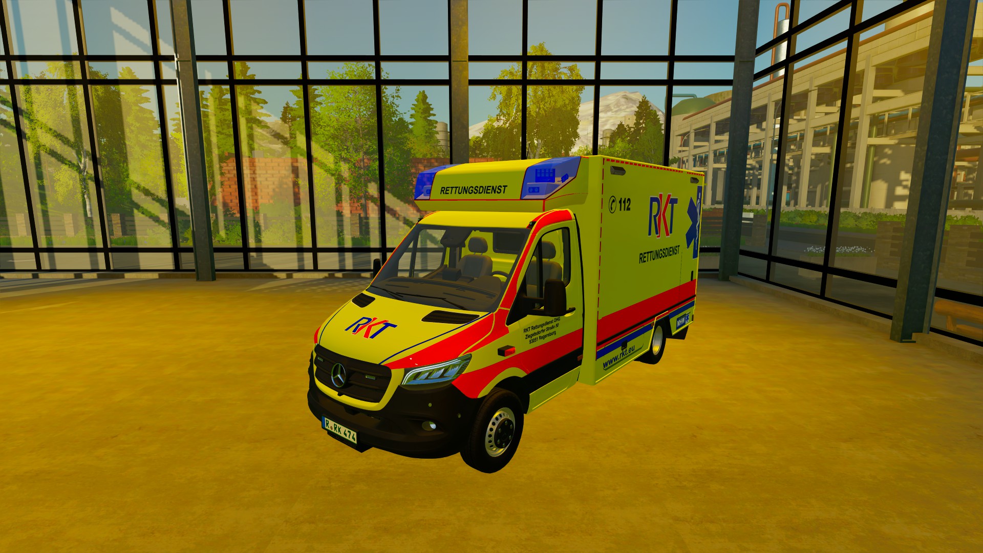 Mercedes Benz W907 Fahrtec RTW des RKT Regensburg