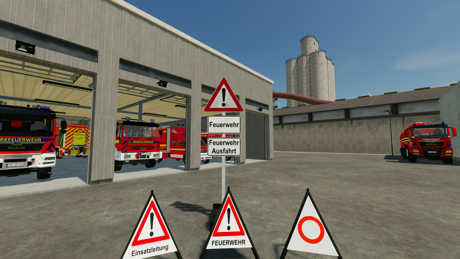 Feuerwehr Schilder 