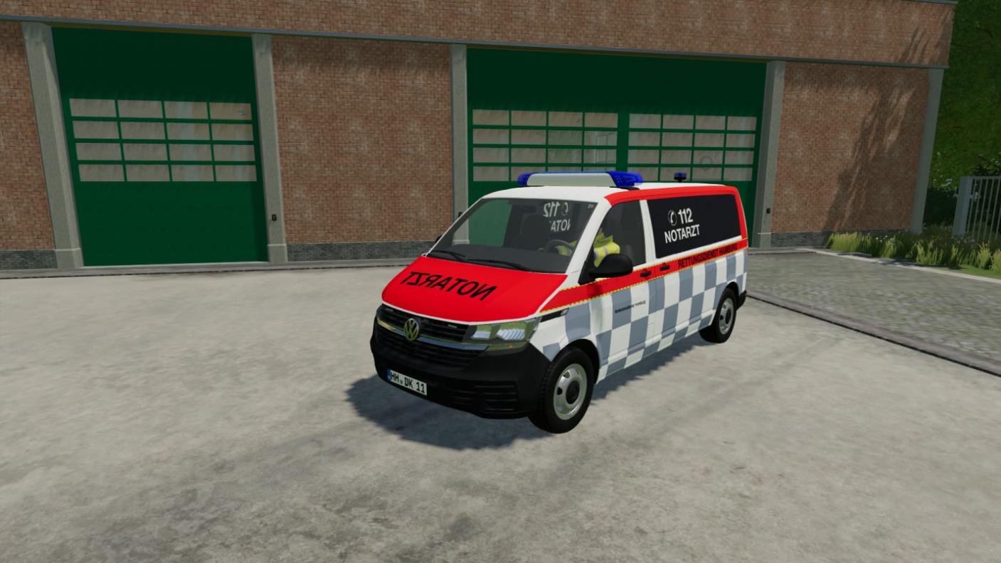 VW T6 Ambulanzdienst Hamburg NEF