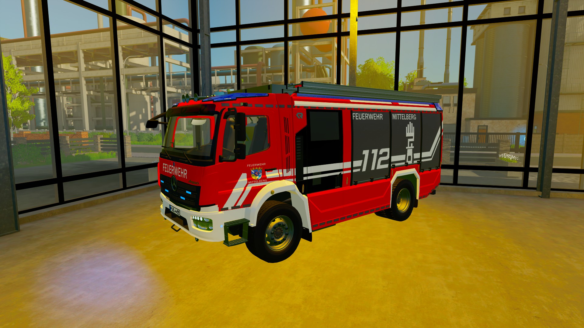 Mercedes AT2020 HLF der Berufsfeuerwehr Mittelberg