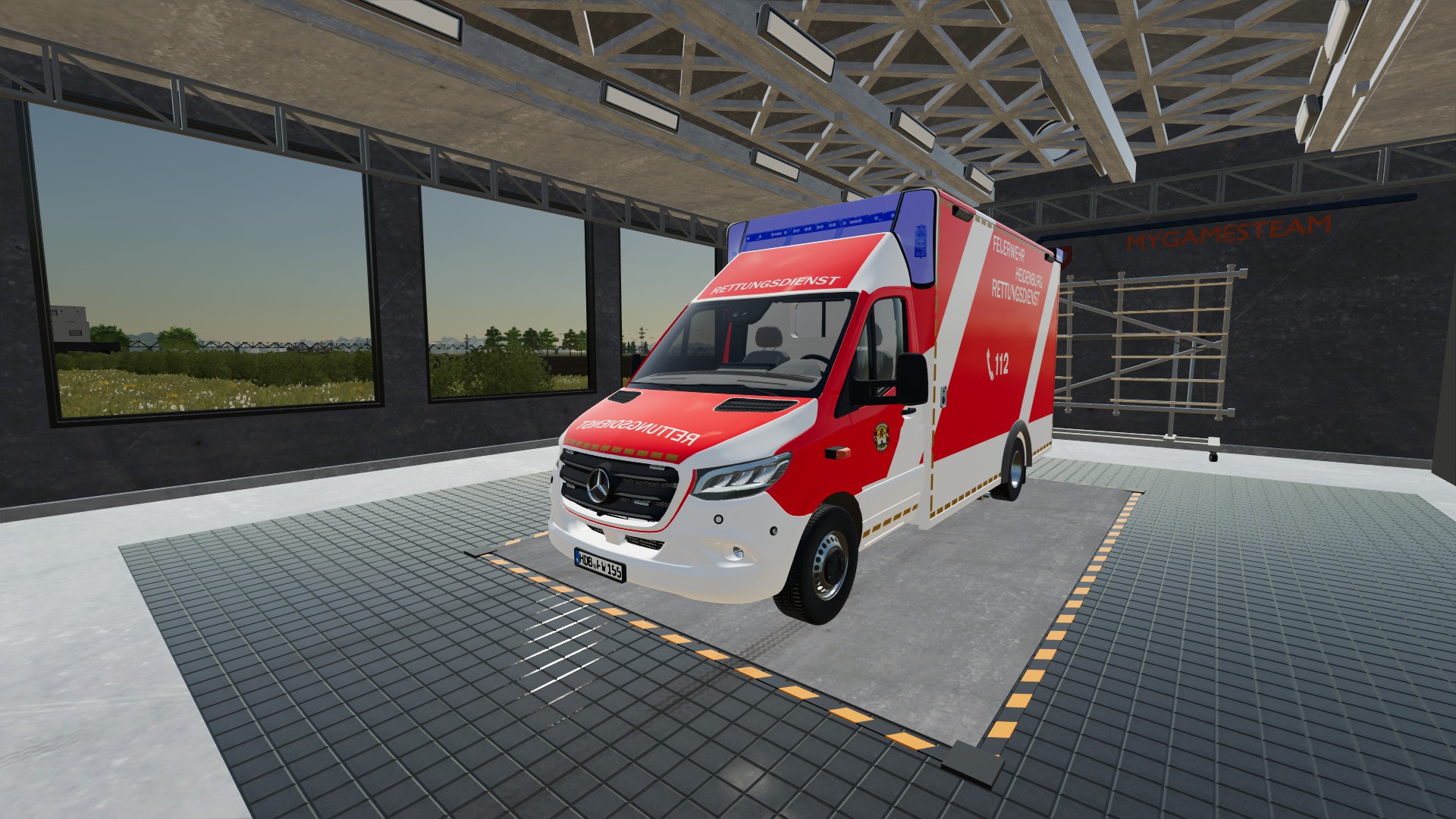 Mercedes Benz WAS RTW Feuerwehr Heidenburg (Fiktiv)