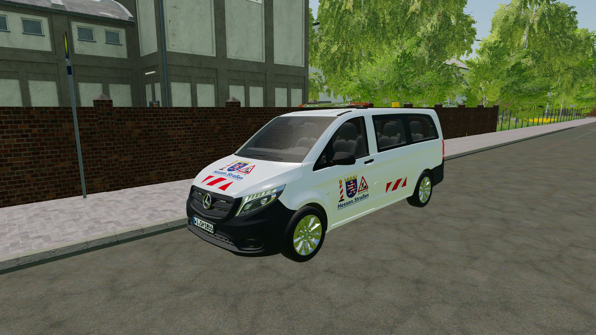 Mercedes Benz Vito 2017 Straßen.Hessen, angelehnt an Straßen.NRW