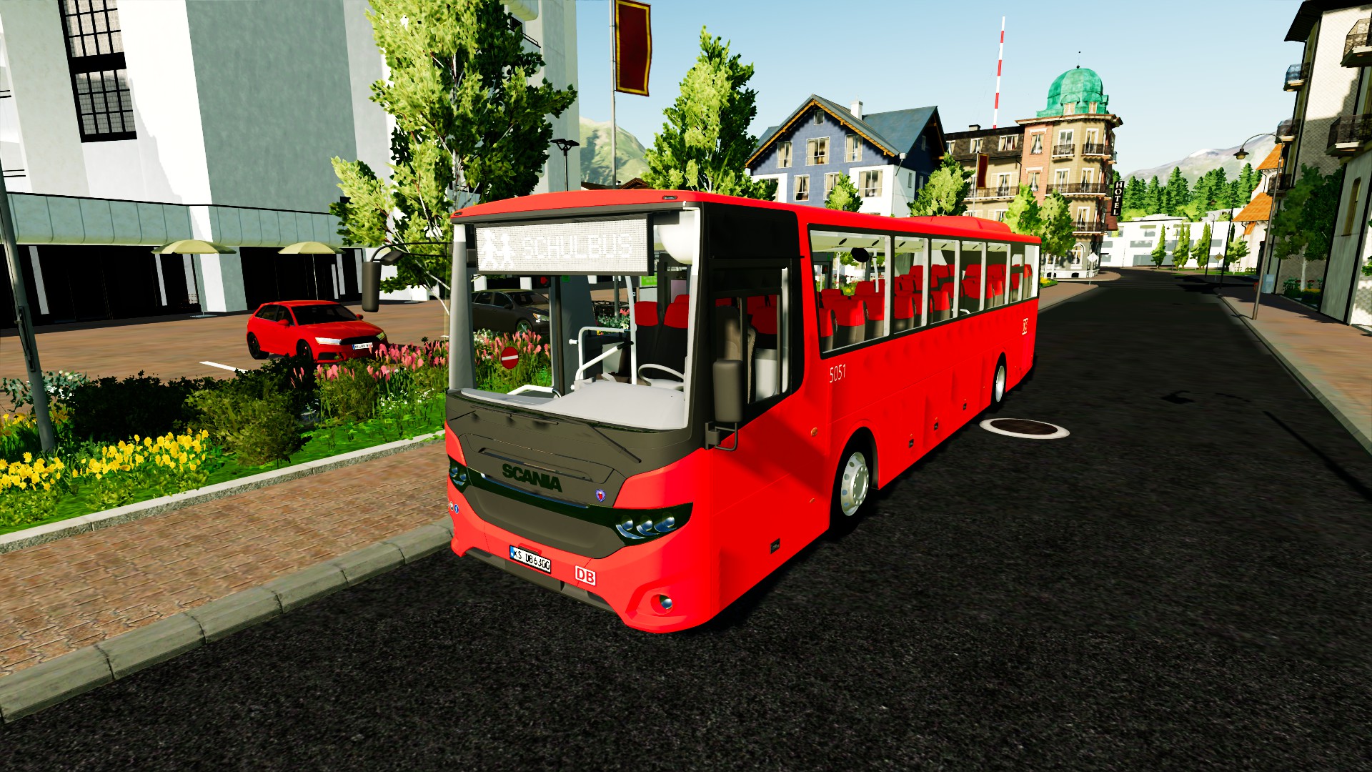 Scania Interlink LD 2015 Bus der Deutschen Bahn