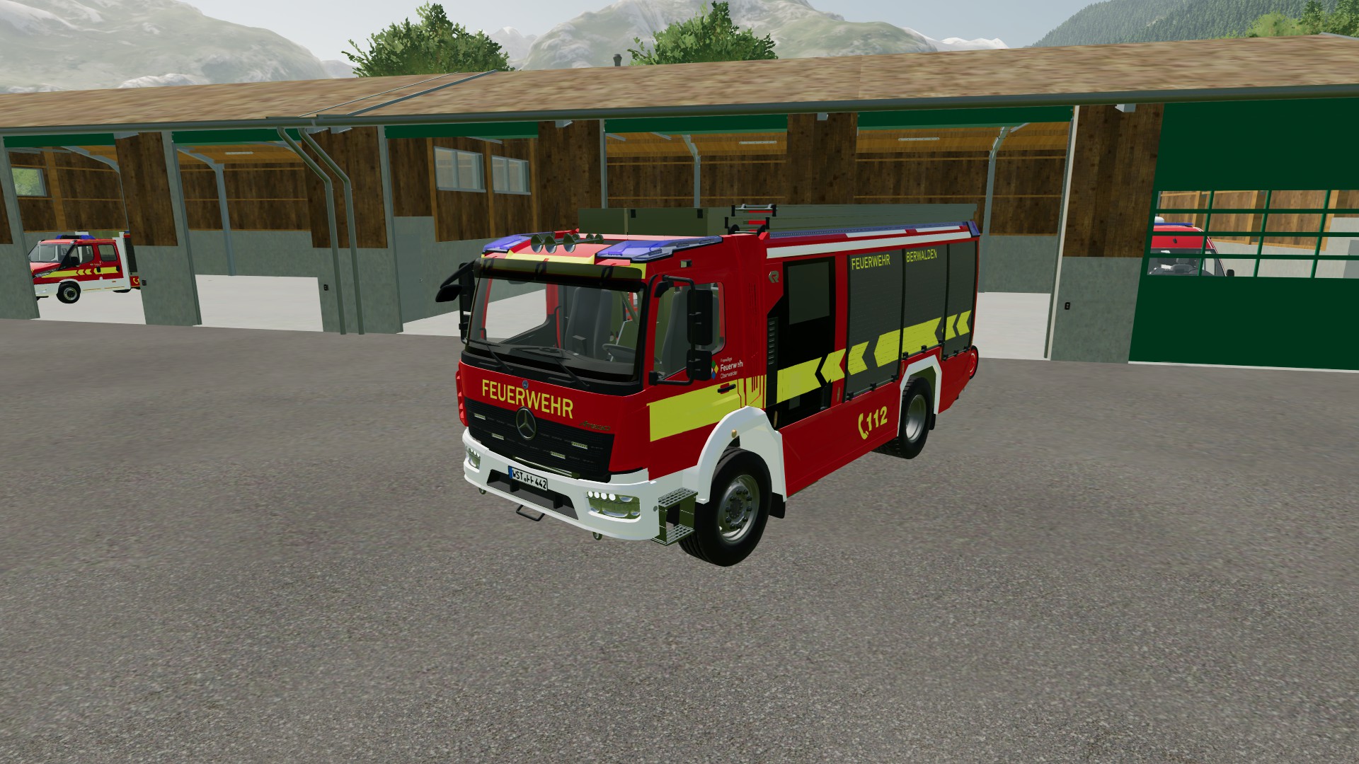 Mercedes Benz AT2020 HLF Feuerwehr Oberwalden