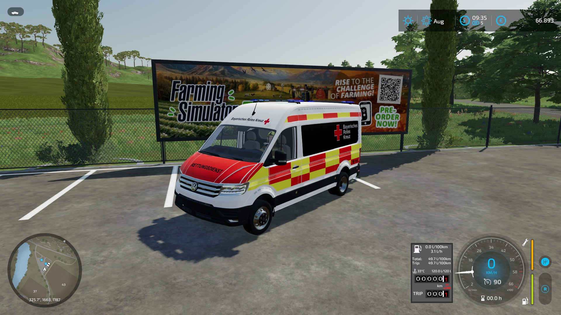 VW Crafter RTW Bayrisches Rotes Kreuz