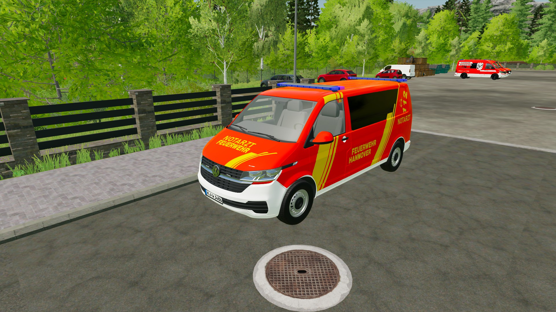 VW T6.1 Feuerwehr Hannover ELW 1 und NEF