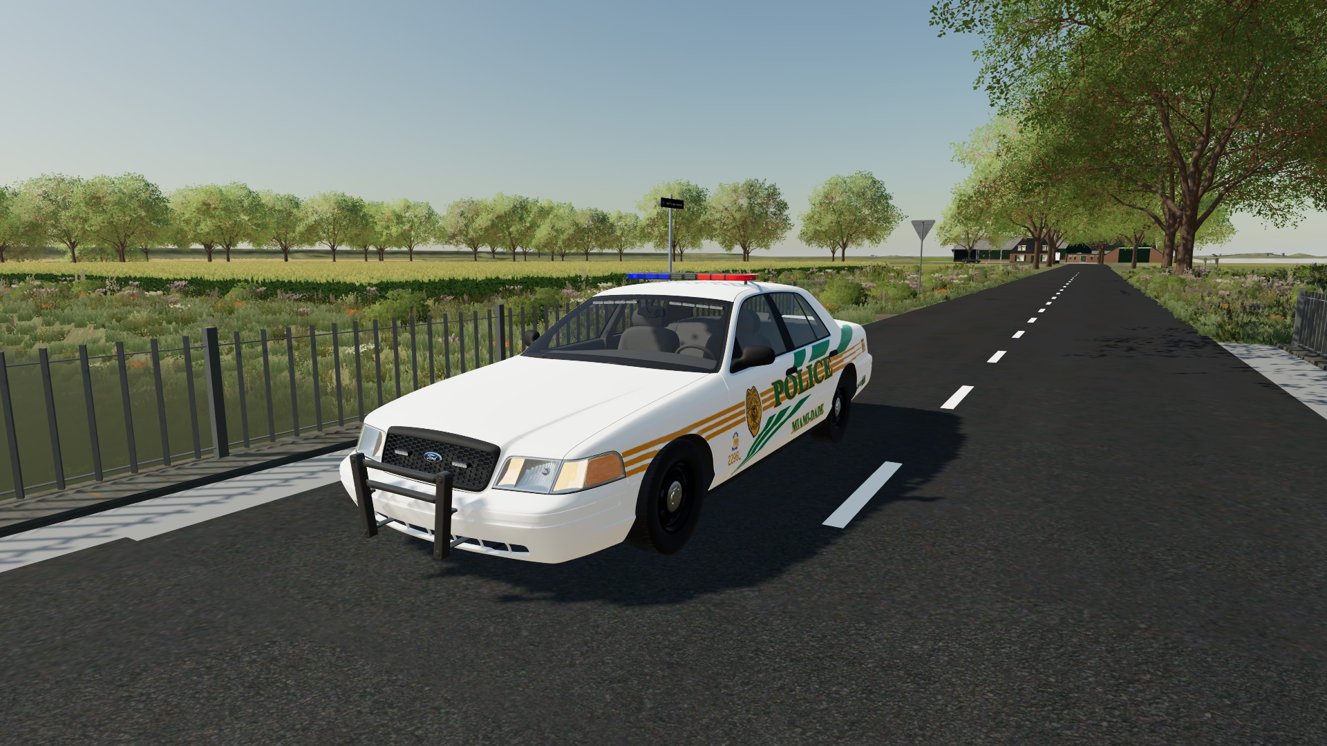 Ford Crown Miami Dade PD Retro Skin