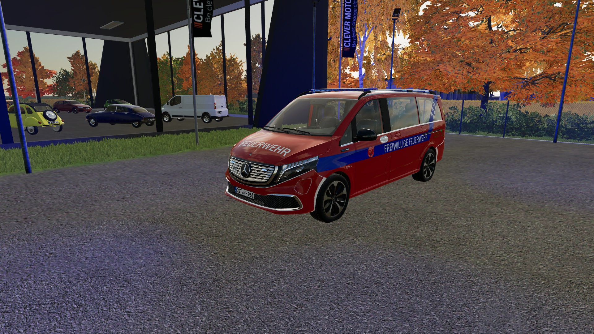 Mercedes Benz EQV ELW1 Feuerwehr Ostbeck