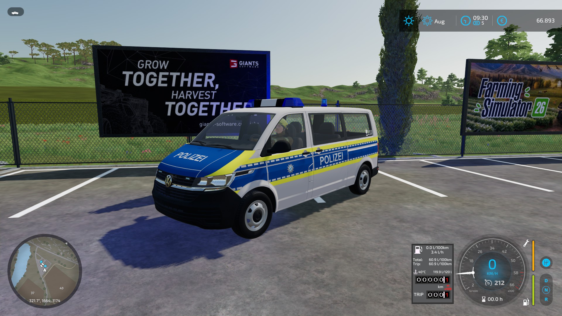 VW T6 Polizei Bayern