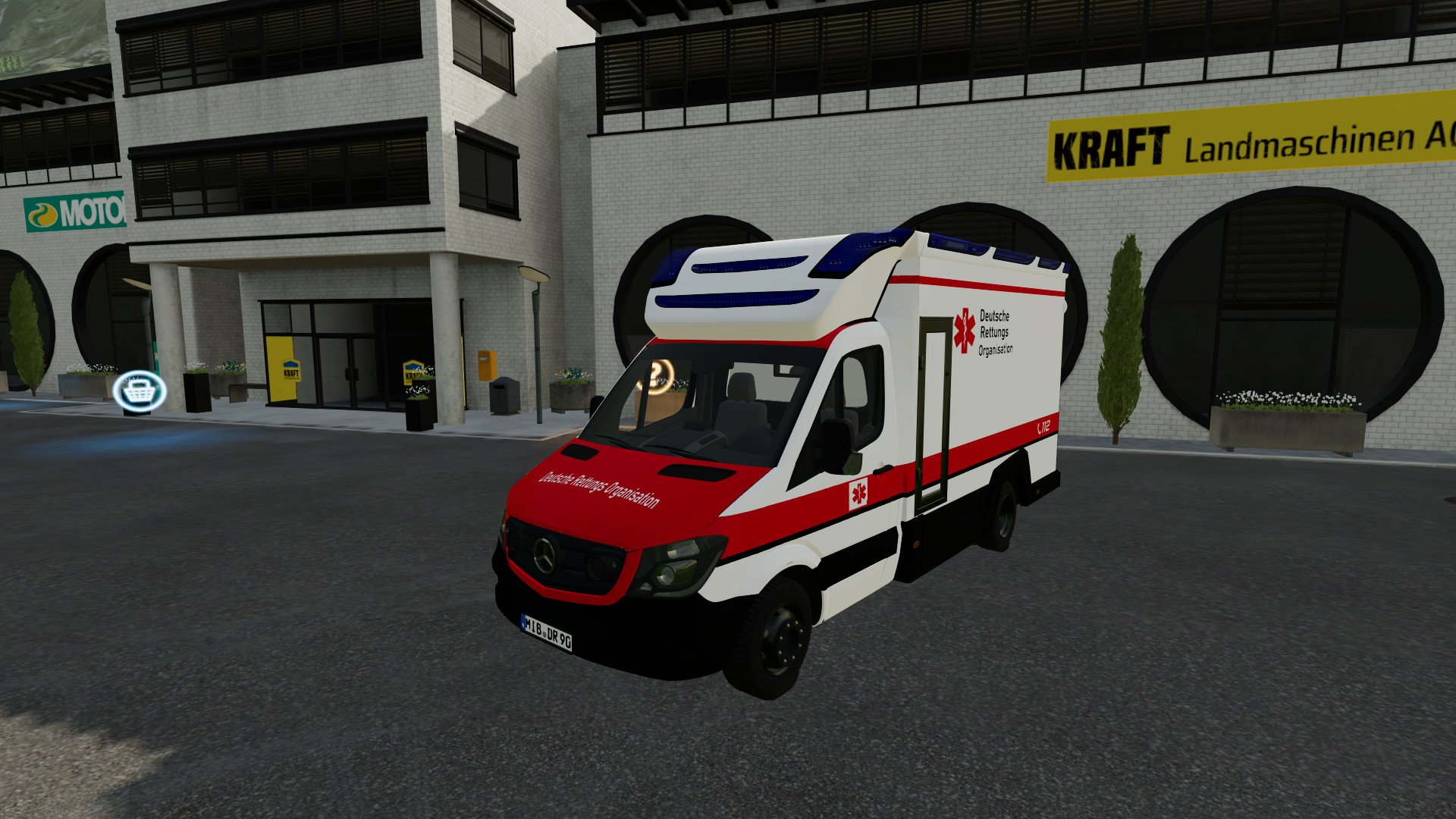 Mercedes Benz W906 Tigis RTW der Deutsche Rettungs Organisation