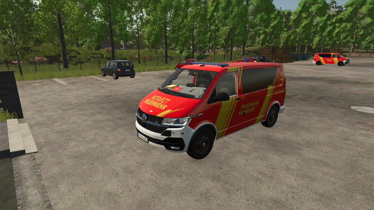 VW T6 Feuerwehr Hannover NEF und ELW 1
