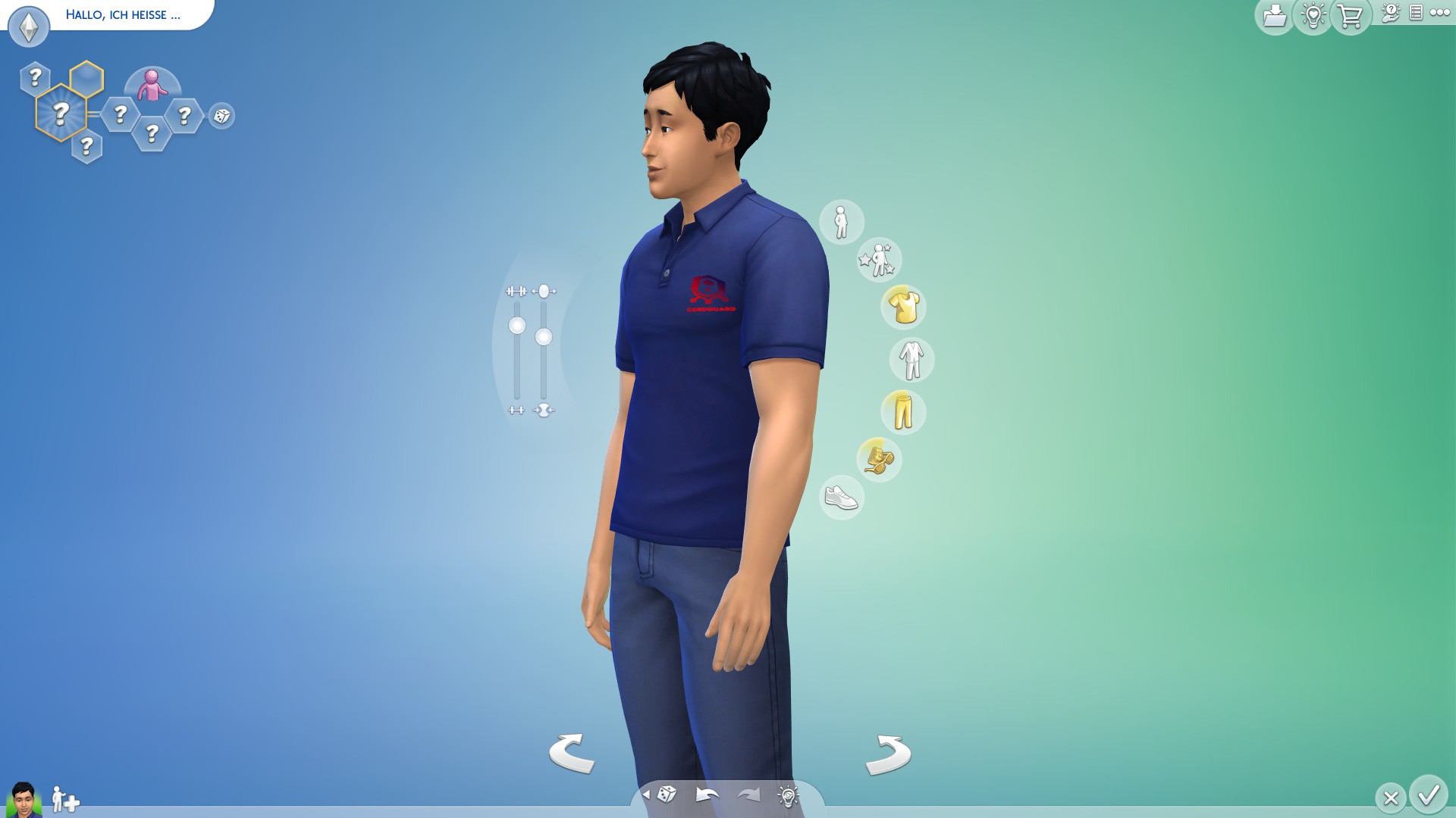 Sims 4 PoloShirt CordGuard
